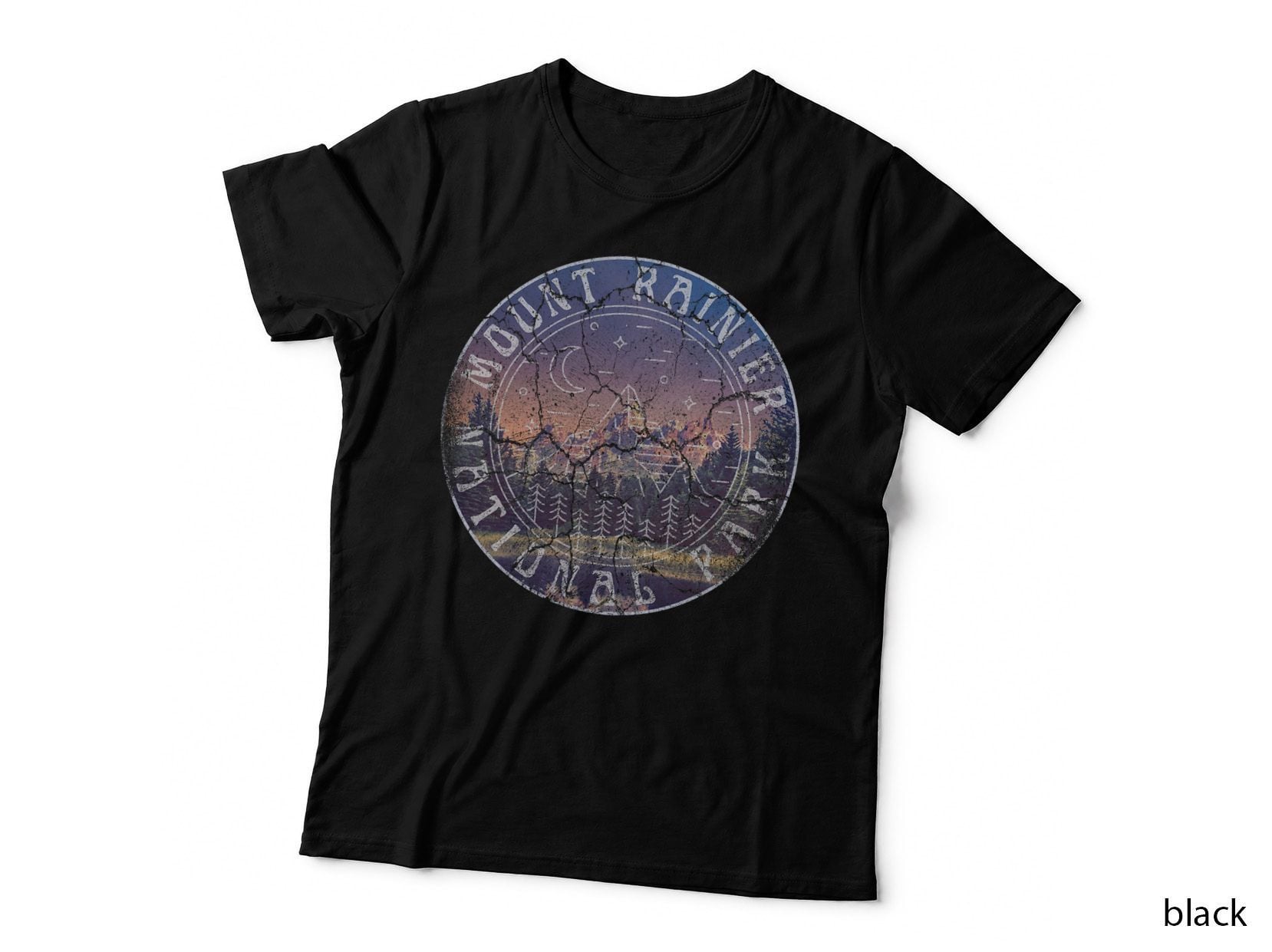 Mount Rainier National Park Washington Mountains Hiking T-Shirt