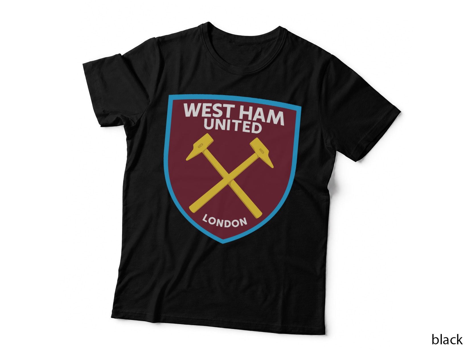 Painting of Mountain with Clouds West Ham United Westhamunited T-Shirt