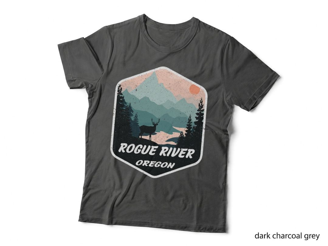 Rogue River Oregon OR Mountains Hike Hiking Souvenir T-Shirt