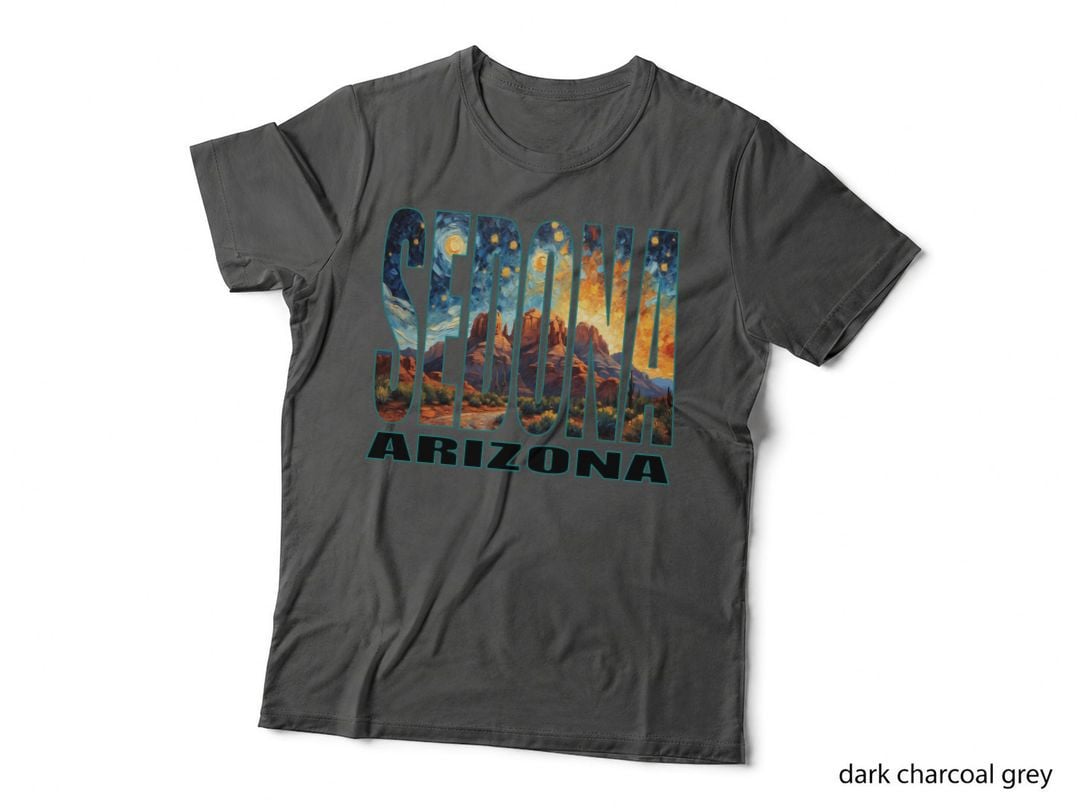 Sedona Arizona Outdoor Hiking Spiritual Wellness Vortex Art T-Shirt