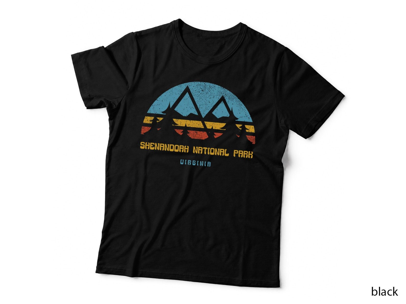 Shenandoah National Park Retro Vintage Hiking Gift T-Shirt