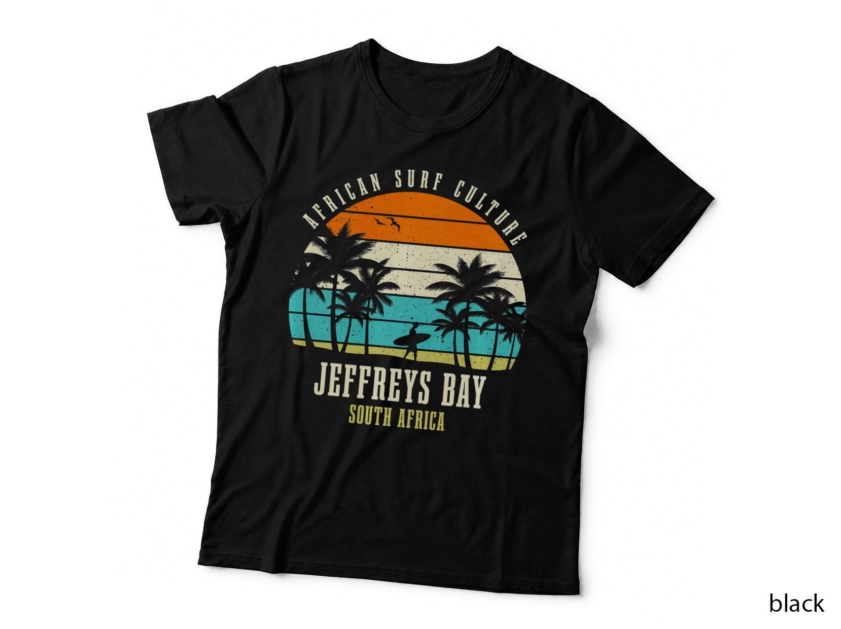 Surfing Jeffreys Bay South Africa, African Surf Culture, Beach T-Shirt