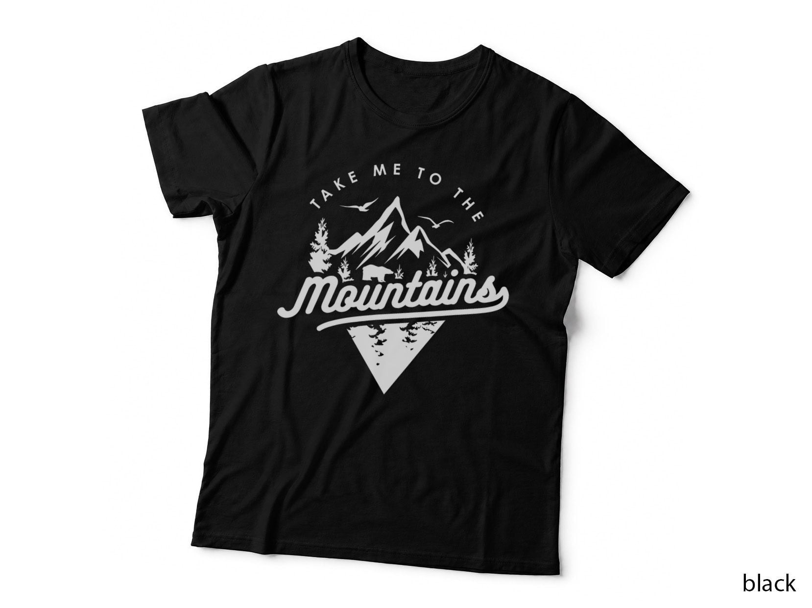 Take Me to the Mountains Camping Hiking Adventure Vacation T-Shirt