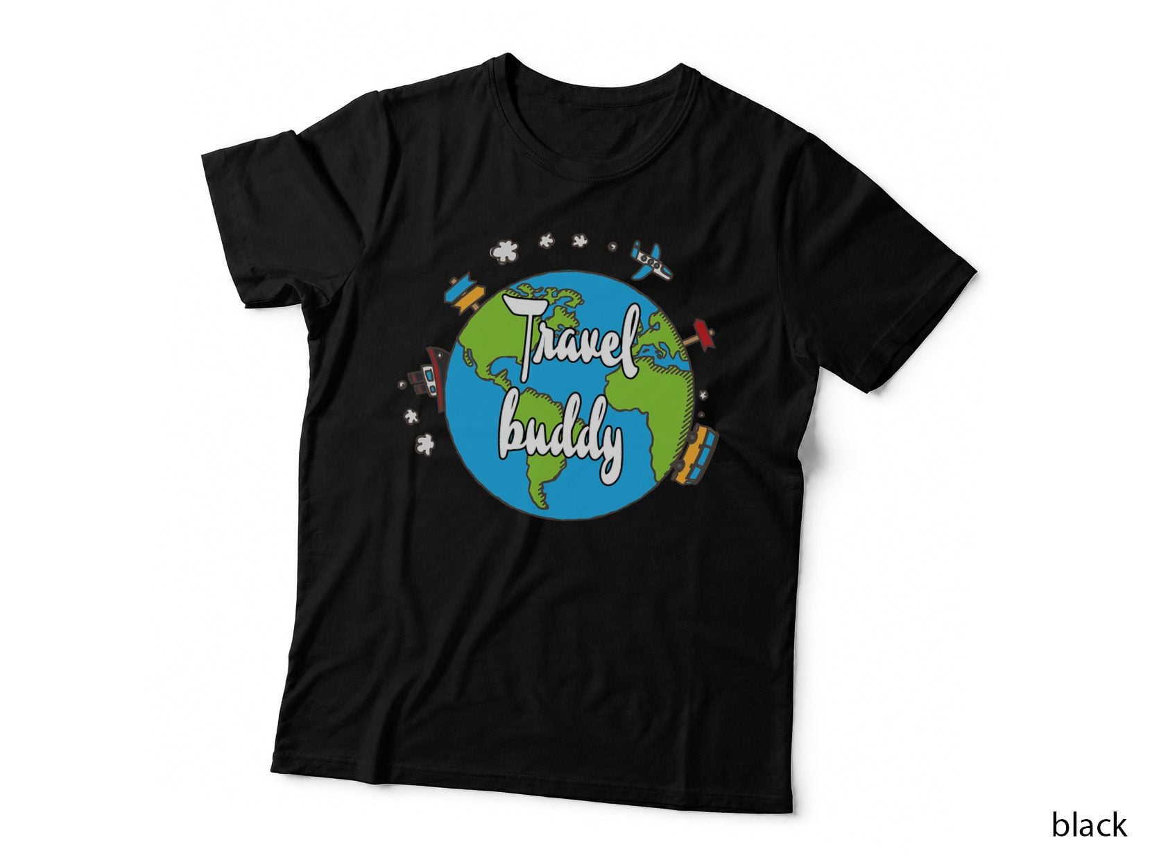Travel Buddy - Around the World - Adventure T-Shirt