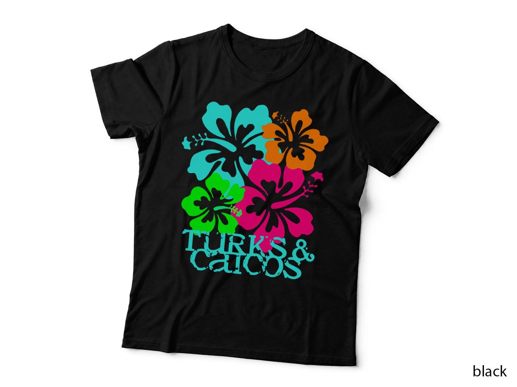 Turks & Caicos Beach Tropical T-Shirt Travel Surf Tee Shirt