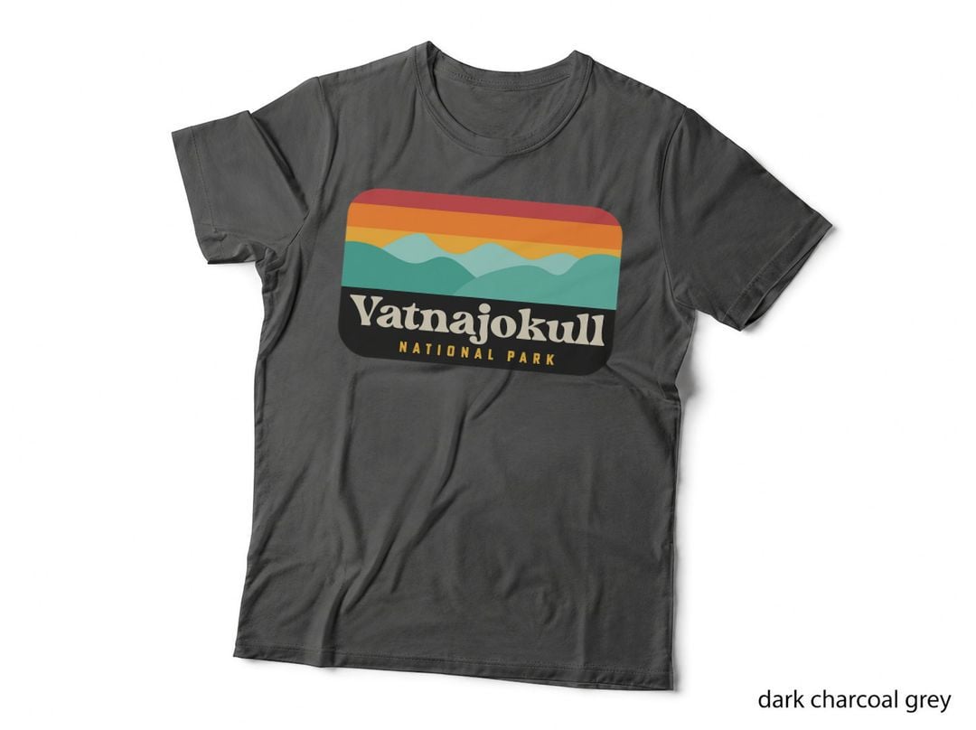 Vatnajokull National Park Iceland Camping Glacier Hike T-Shirt