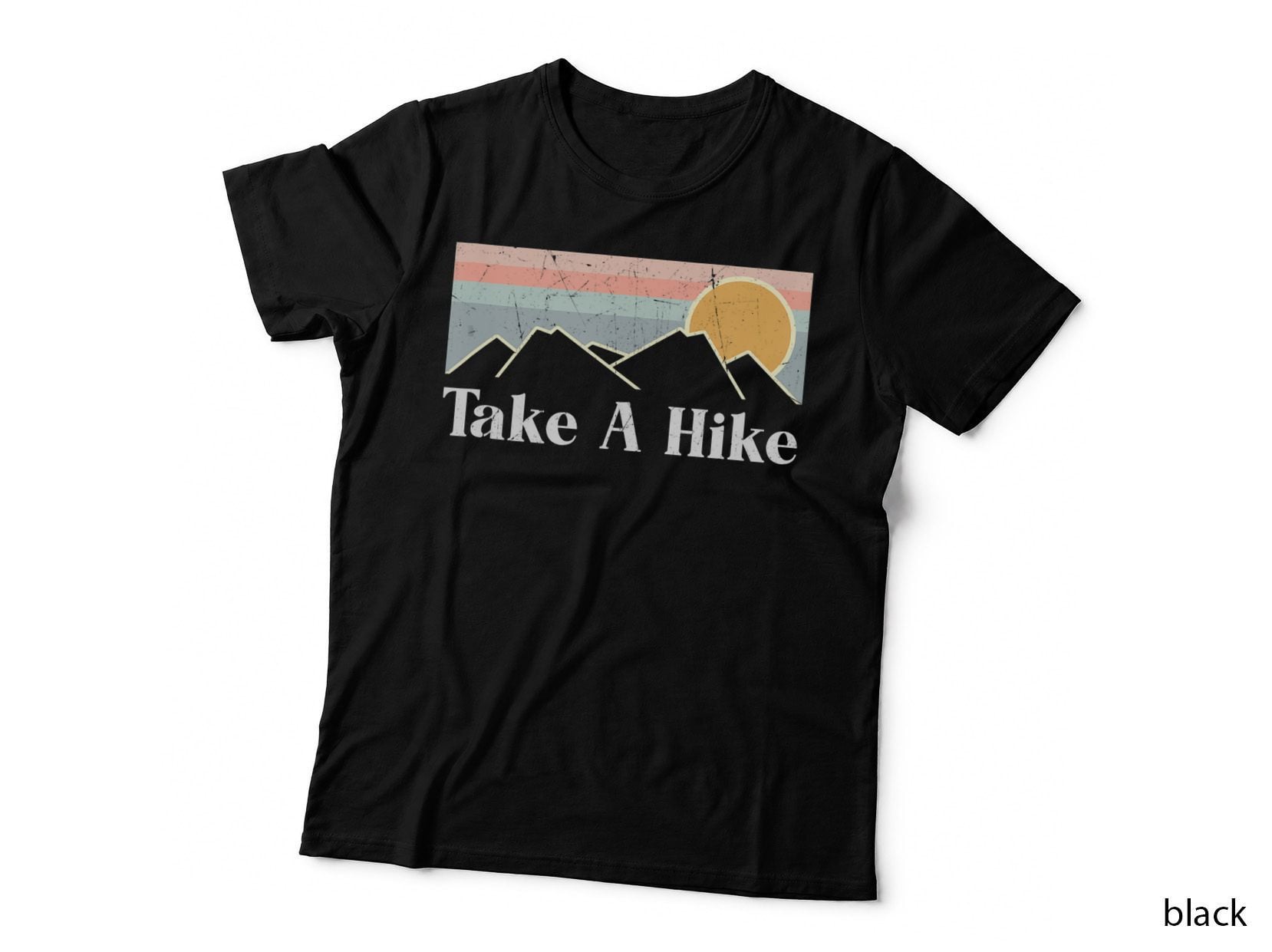 Vintage Camping Hiking Outdoor Mountain Take a Hike Top T-Shirt