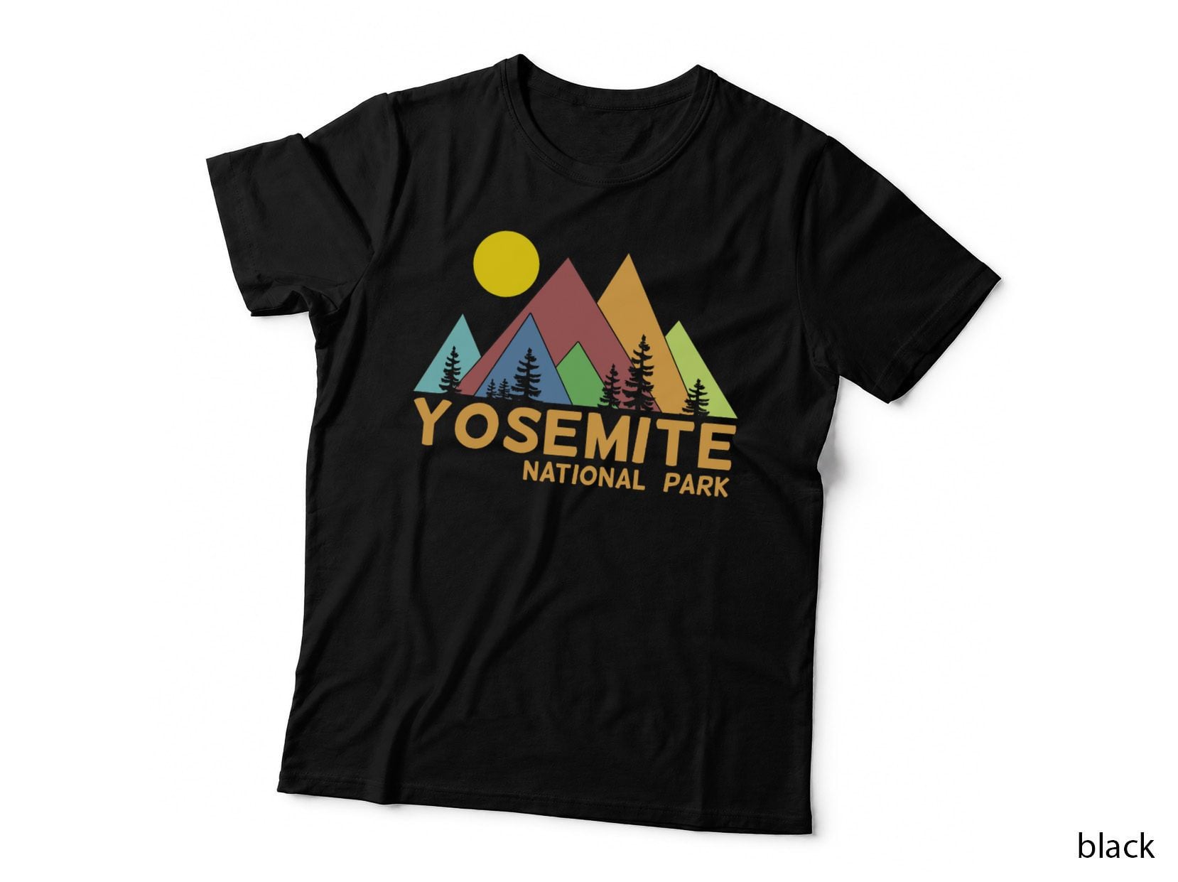 Yosemite Retro National Park I Camping Hiking Gift T-Shirt