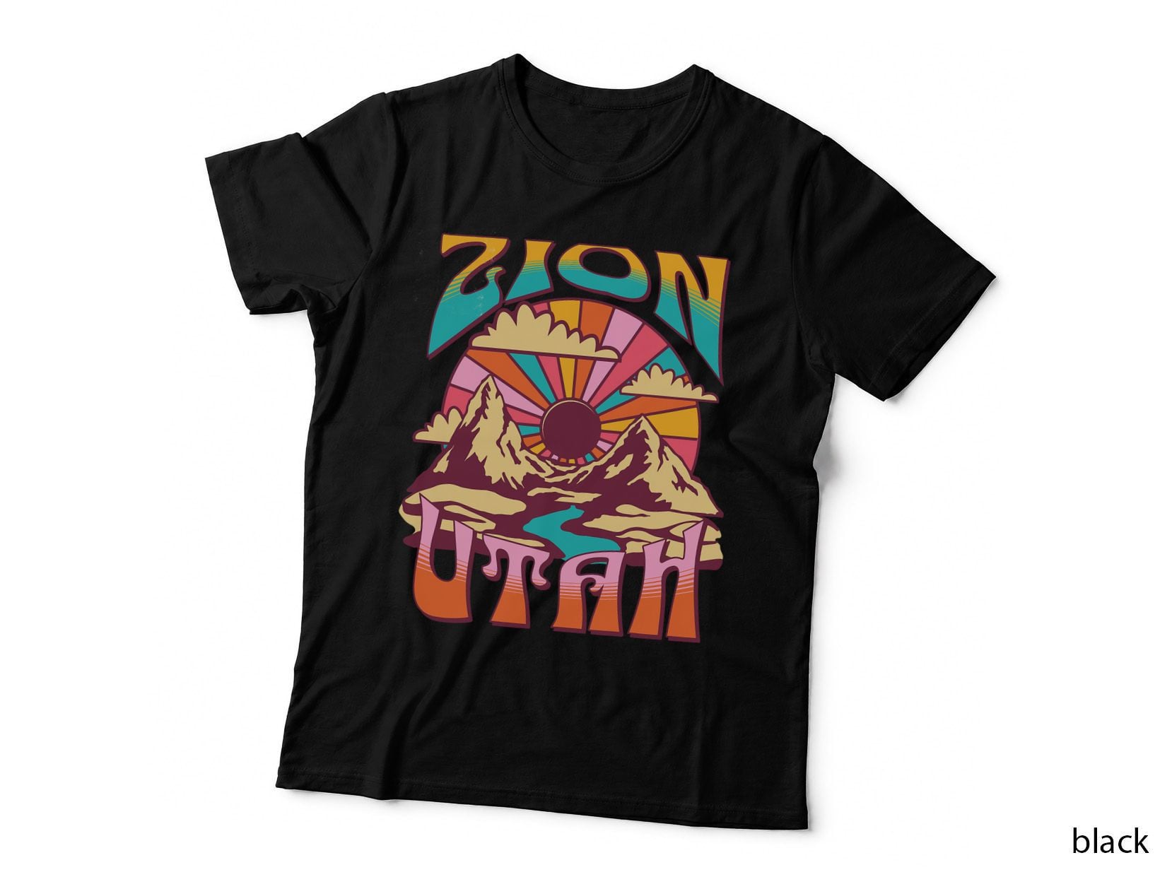 Zion Utah Nature Hiking Mountains Outdoors T-Shirt