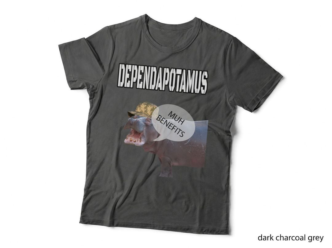 Dependapotamus Dependa Funny Inappropriate Military Meme T-Shirt