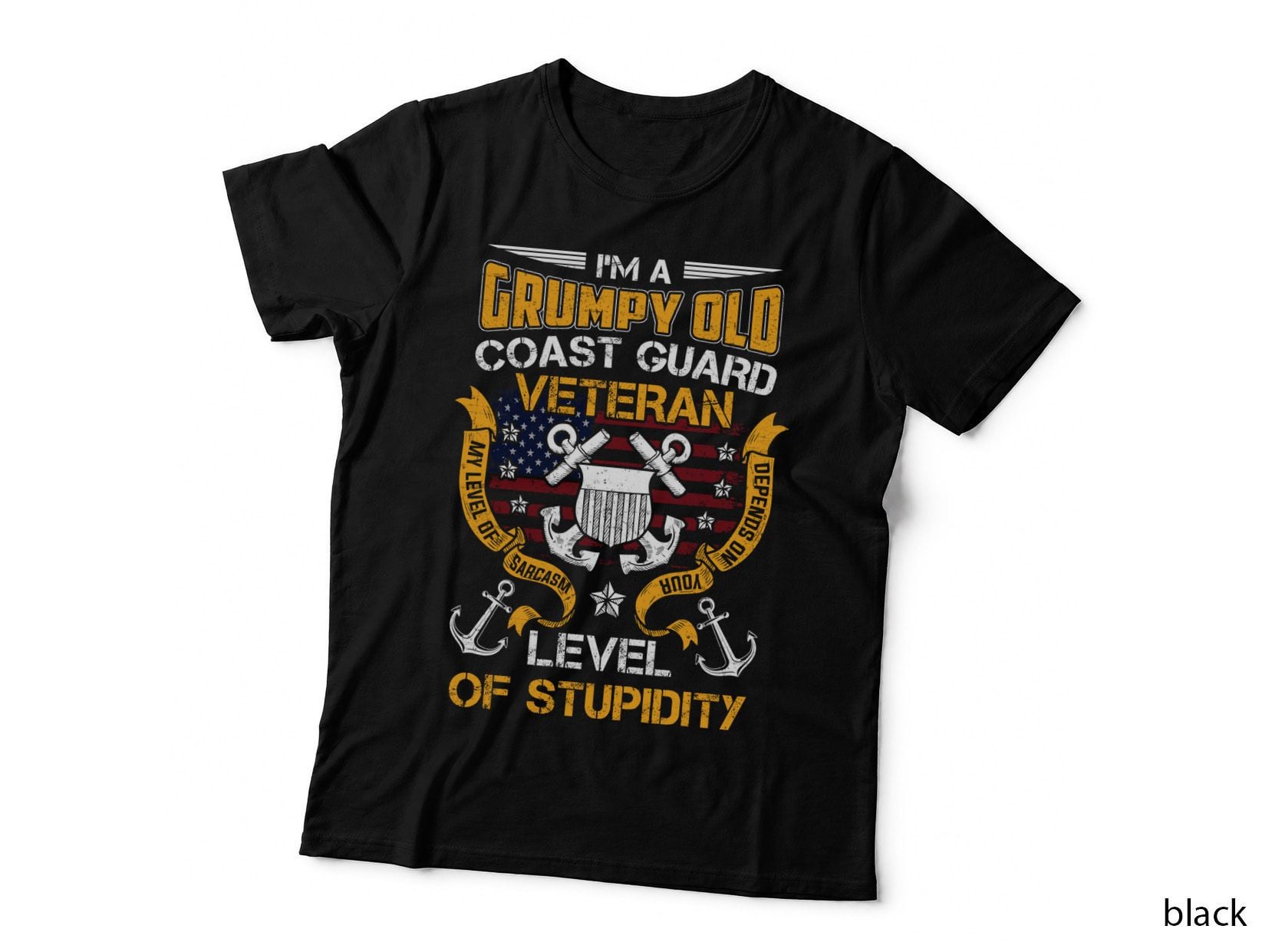 Grumpy Old Veteran T-Shirt, Patriotic Style, Sarcasm Humor