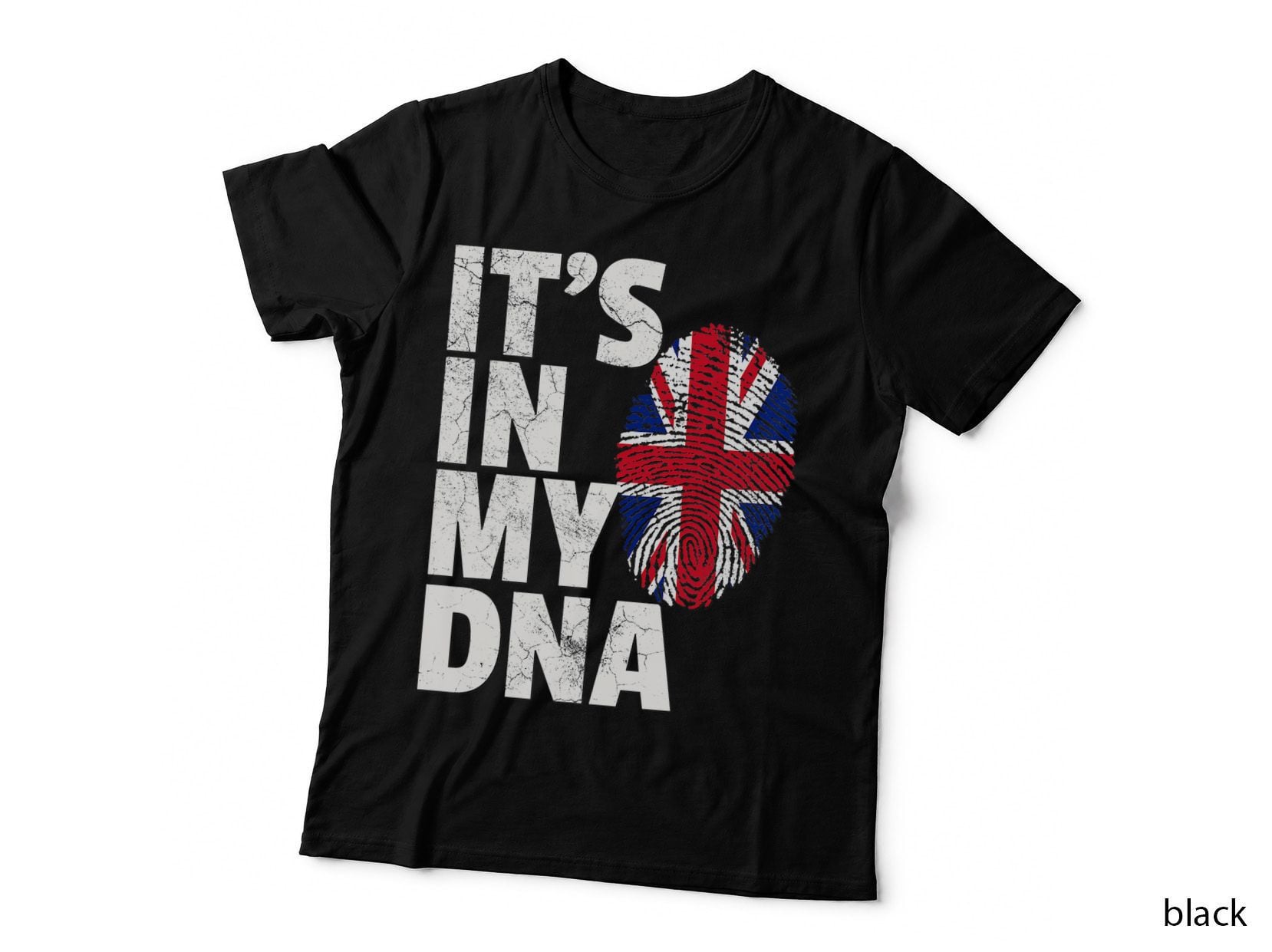 It's IN MY DNA British Flag England UK Britain Union Jack T-Shirt