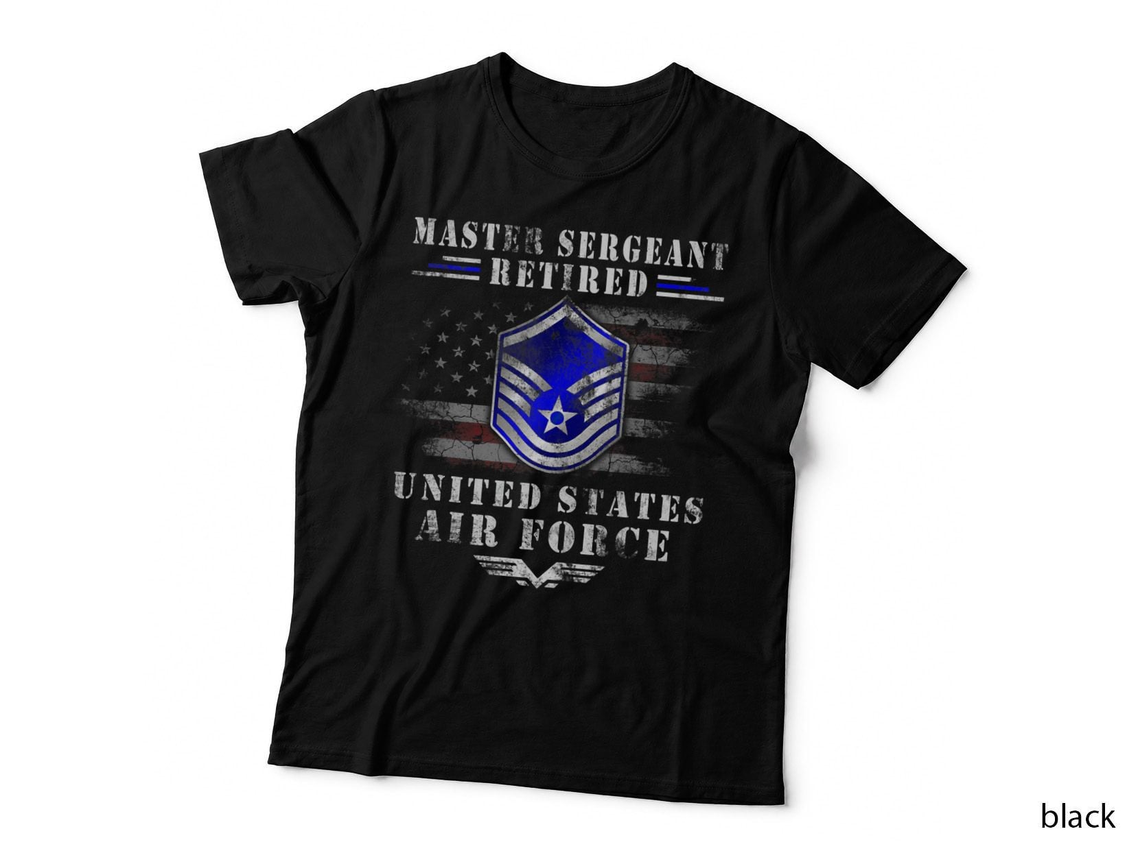 Master Sergeant Retired Air Force Military Retirement, Veteran T-Shirt