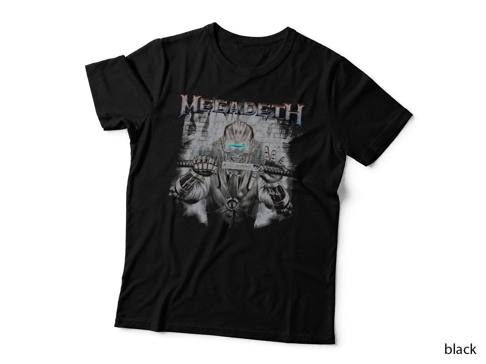 Megadeth Rust in Peace Armored Warrior Soldier Figure T-Shirt