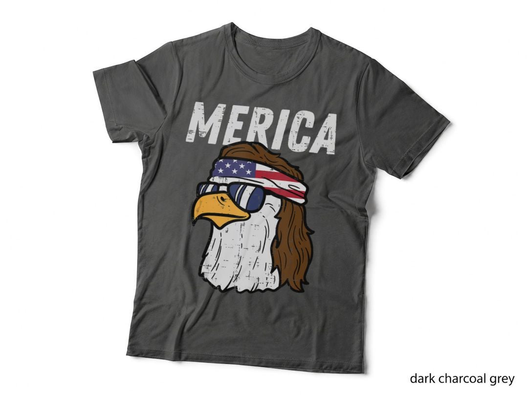 Merica Bald Eagle Mullet Sunglasses Fourth July 4th Patriot, Gift T-Shirt