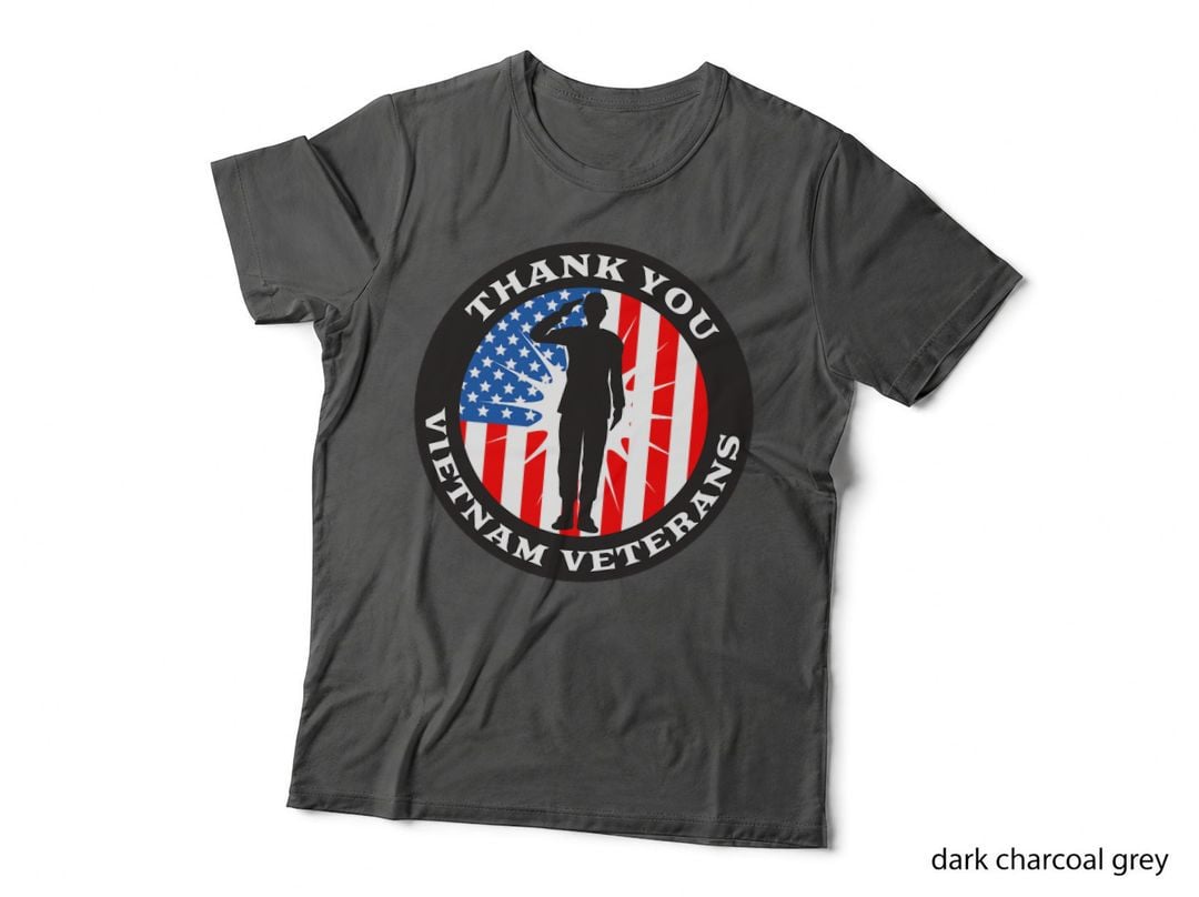 Patriotic Veteran US Flag - Thank You Vietnam Veterans T-Shirt
