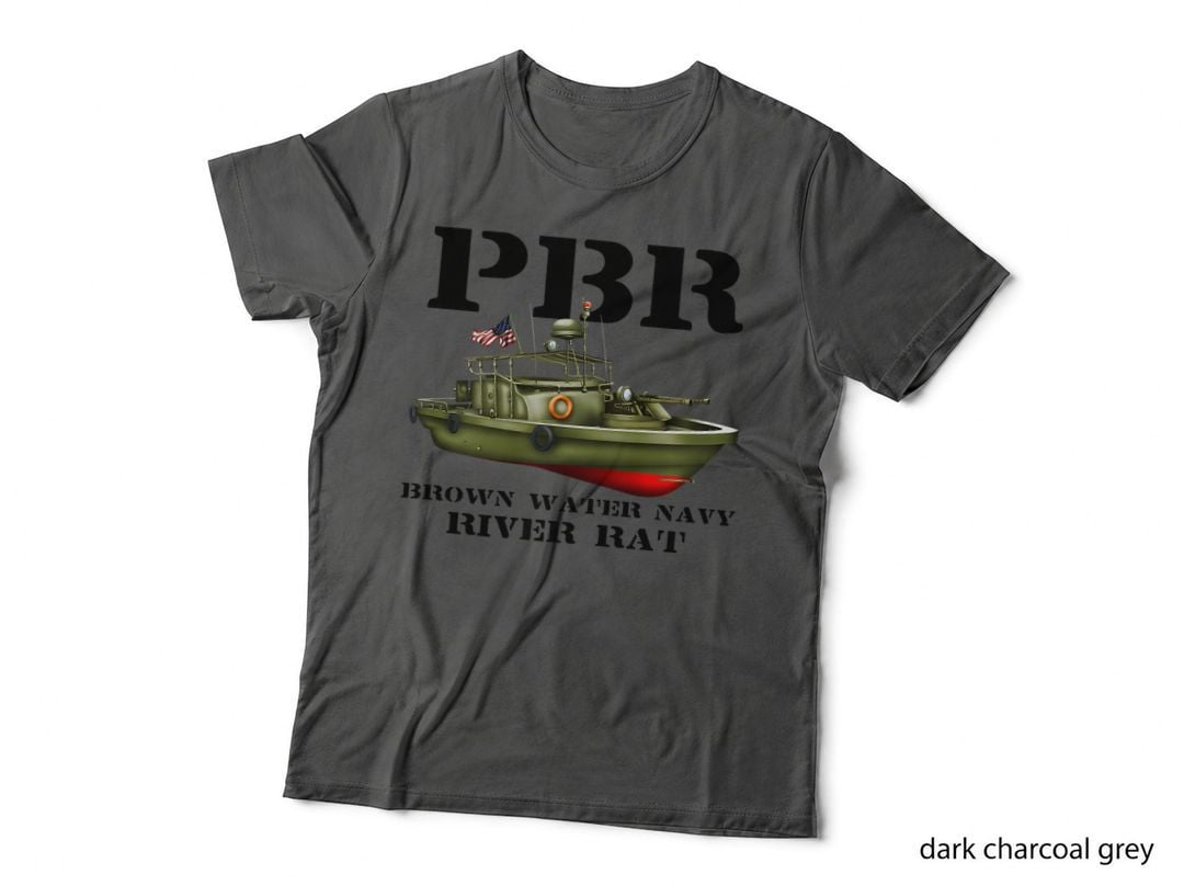 Pbr Brown Water Navy River Rat Patrol Boat Vietnam Veteran T-Shirt