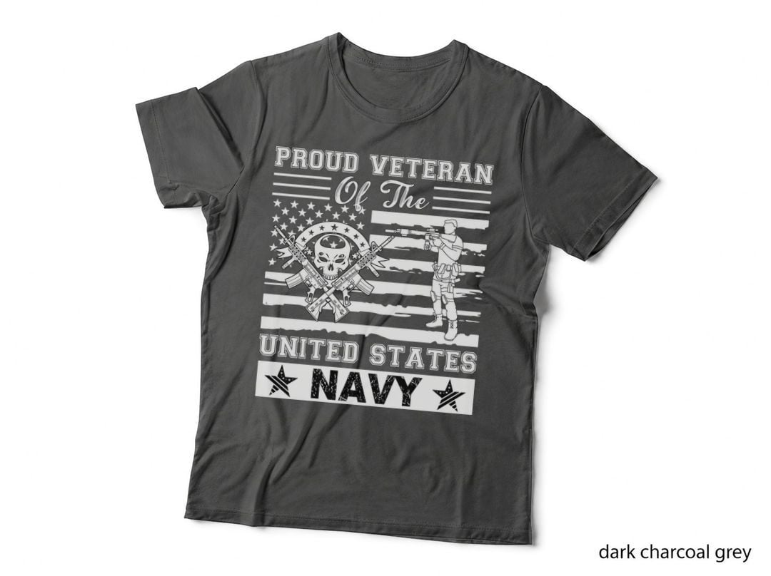 Proud Veteran of the United States Navy Patriotic T-Shirt