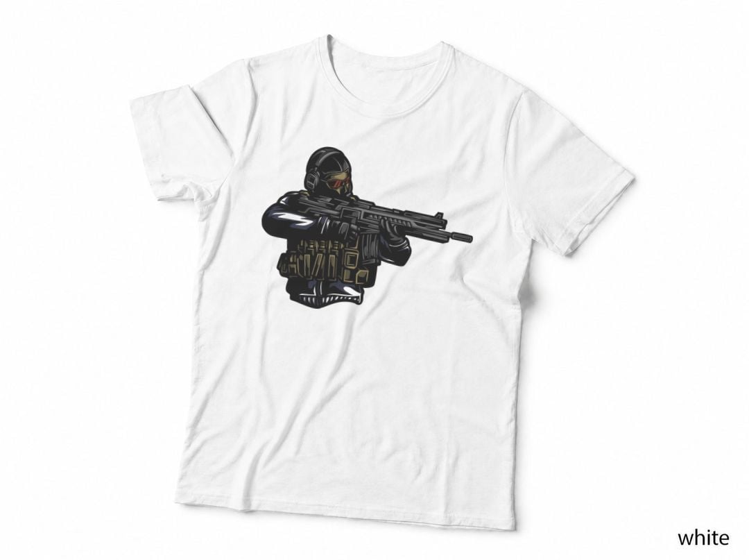Soldier Military Tactical Rifle T-Shirt