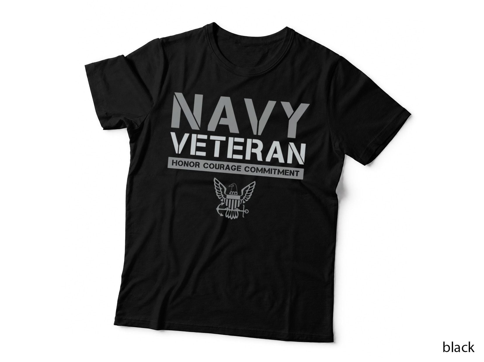 US NAVY - Veteran HONOR Courage Commitment, Gift T-Shirt