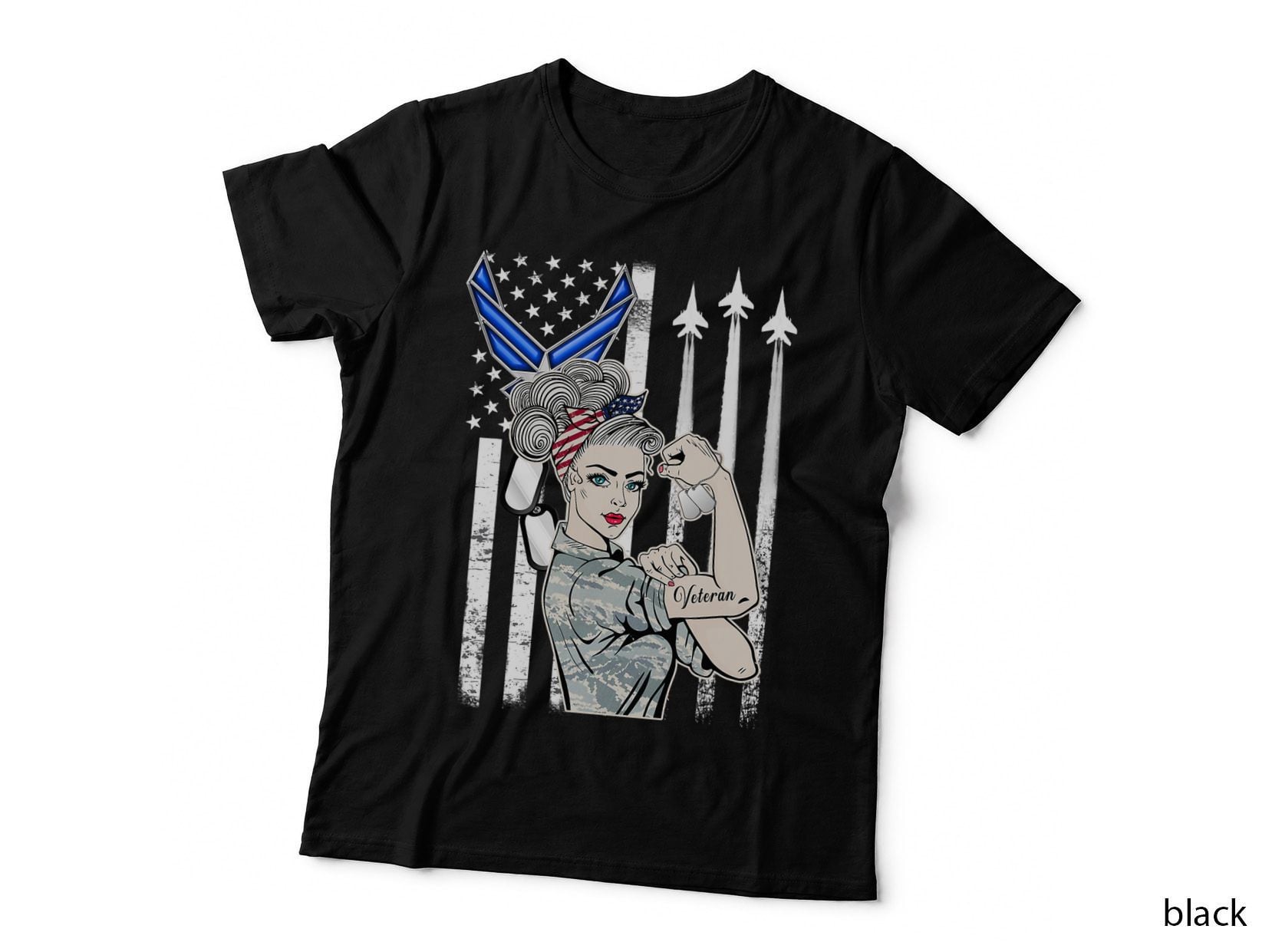 USAF Air Force Women Proud Shirt, Air Force Veteran Gift T-Shirt