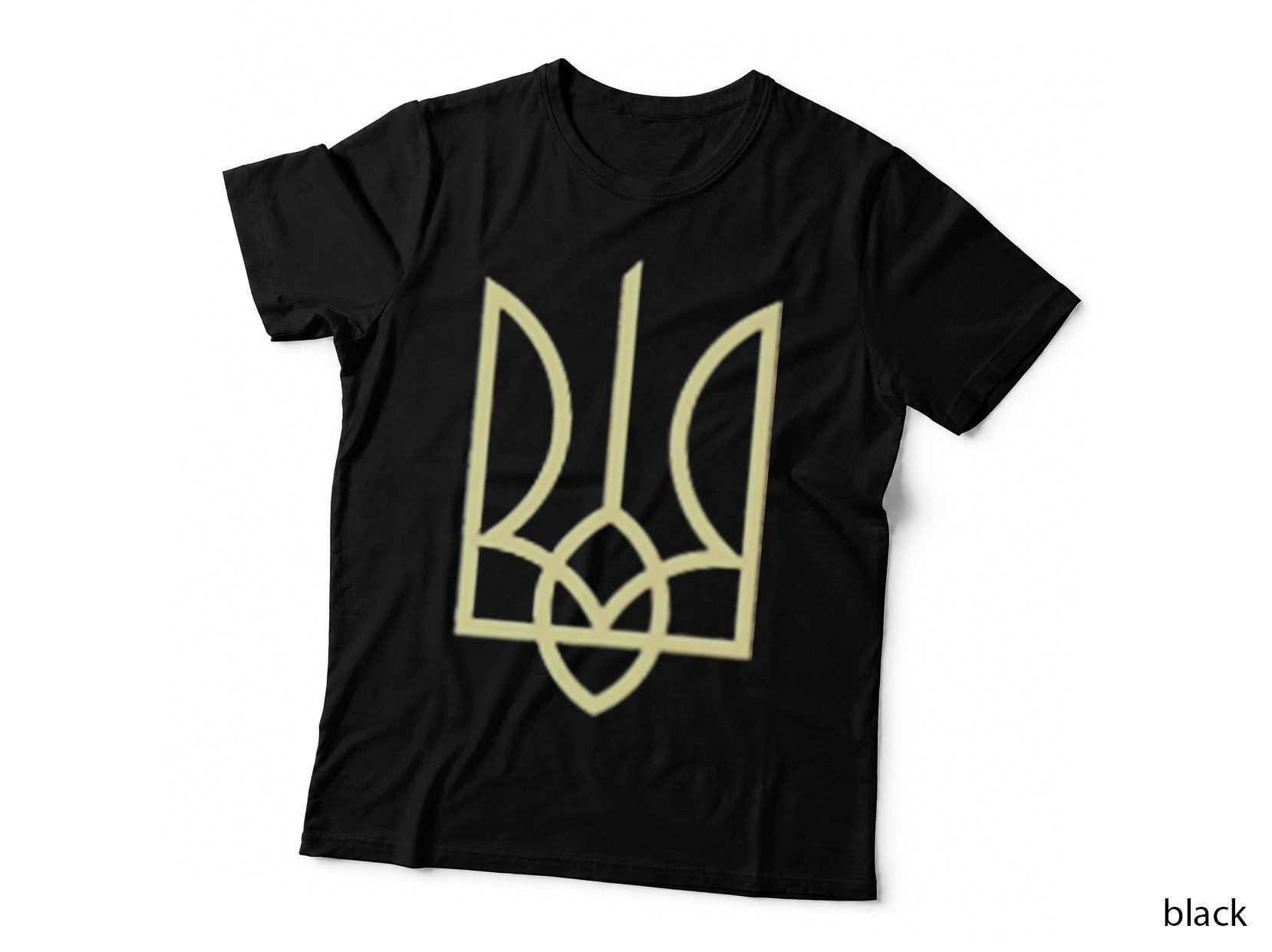 Ukraine Army Trident Symbol Middle Ukrainian Zelensky Green T-Shirt