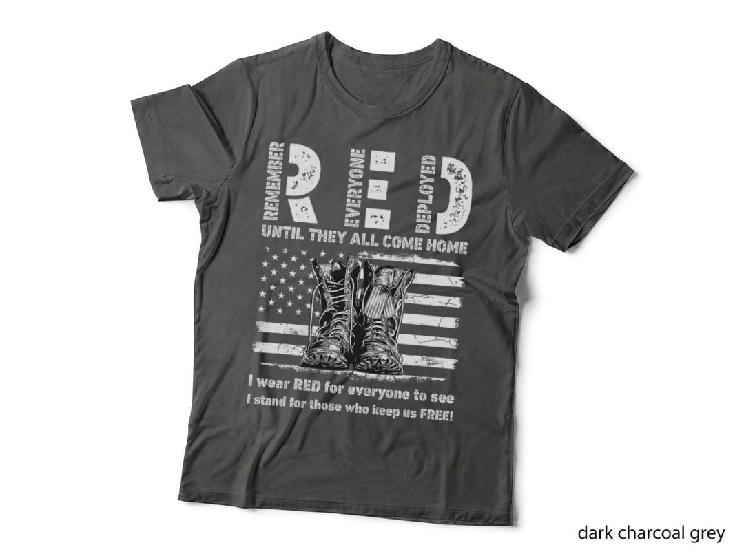 Until They Come Home US Flag Patriotic Red Friday Military T-Shirt