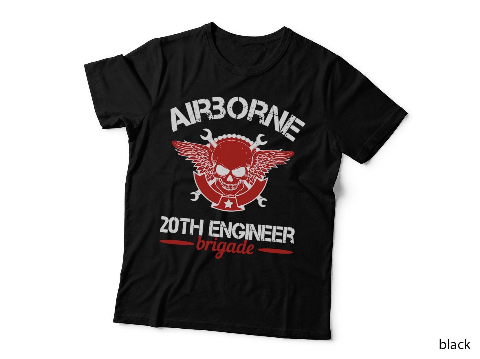 Veteran Design - the 20th Engineer Brigade - Airborne T-Shirt