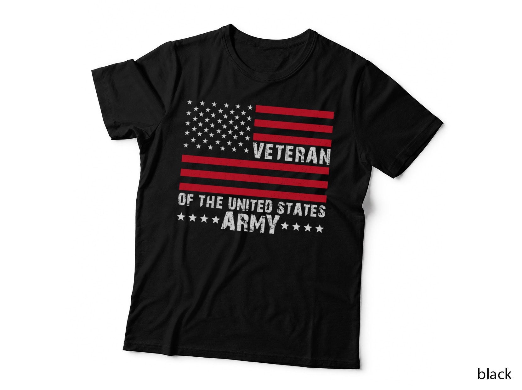Veteran of the United States Army Patriotic T-Shirt