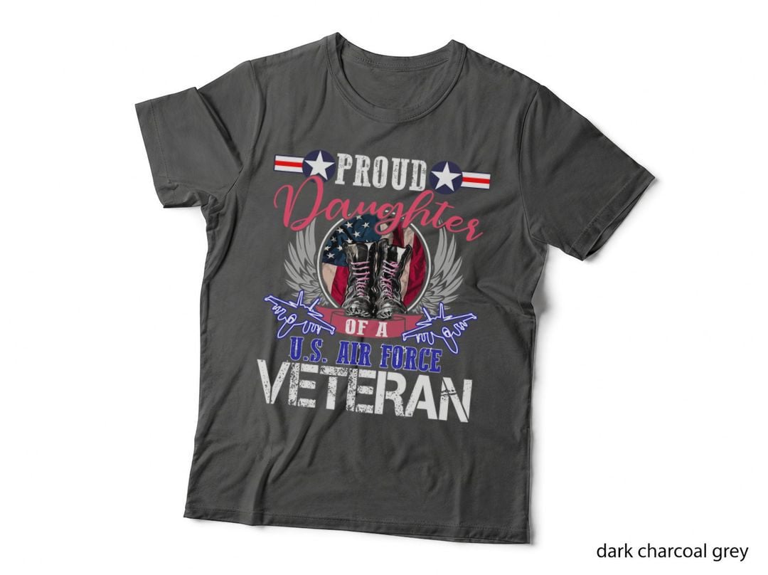 Vintage Proud Daughter of a U.s. Air Force Veteran Gift T-Shirt