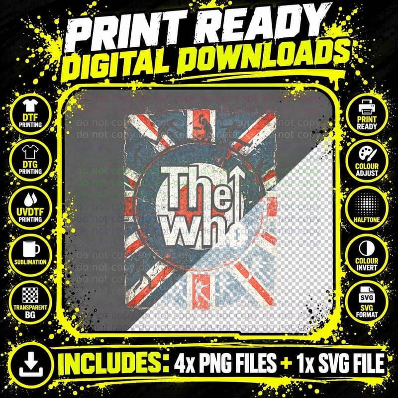 Vintage Union Jack Triathlon T-Shirt Png SVG Digital Bundle