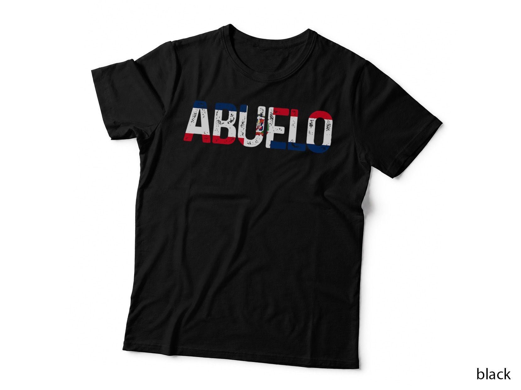 Abuelo Dominican Republic Flag Pride Grandpa Fathers Day T-Shirt