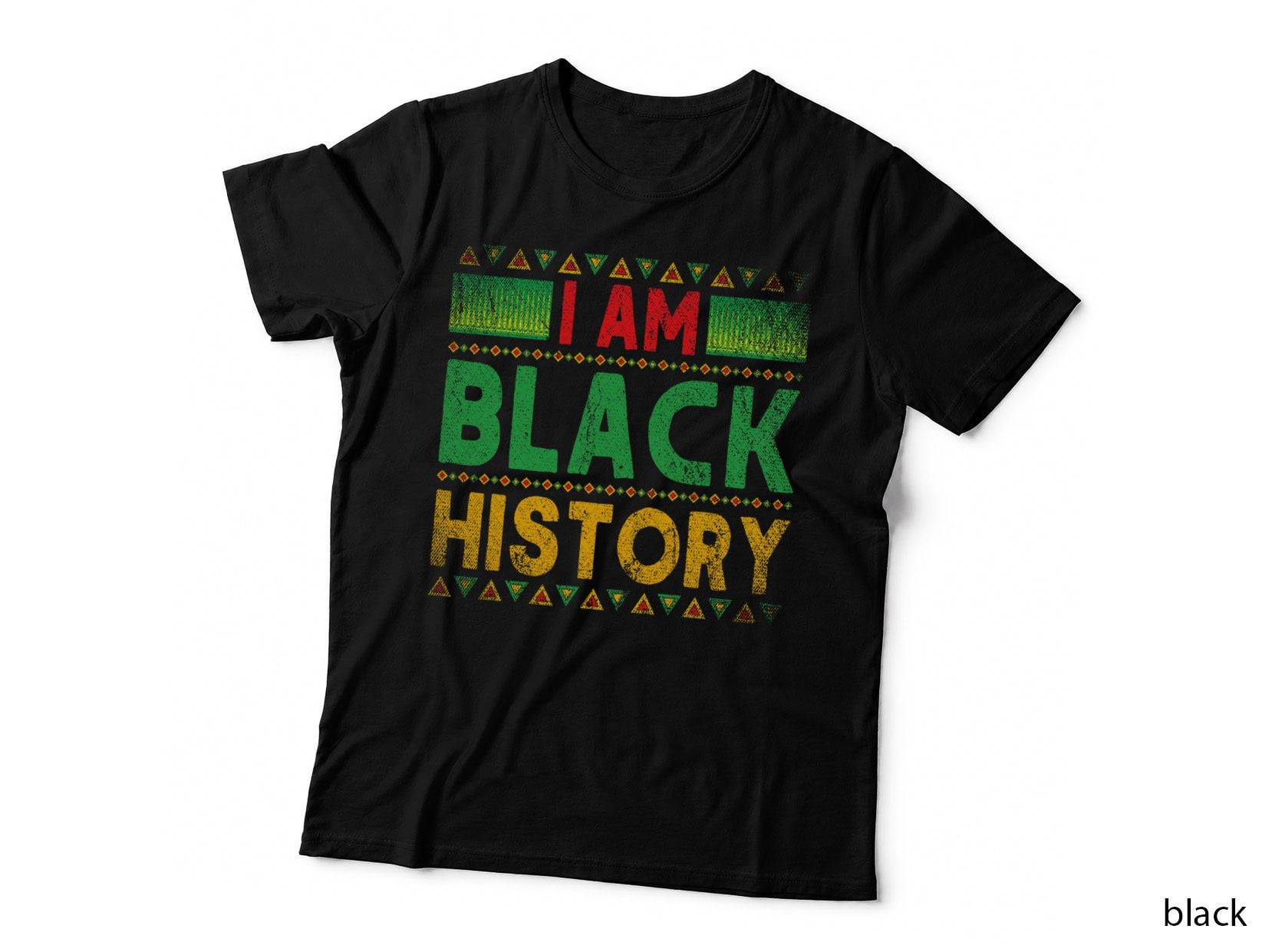 African Pride I Am Black History Black History Month T-Shirt
