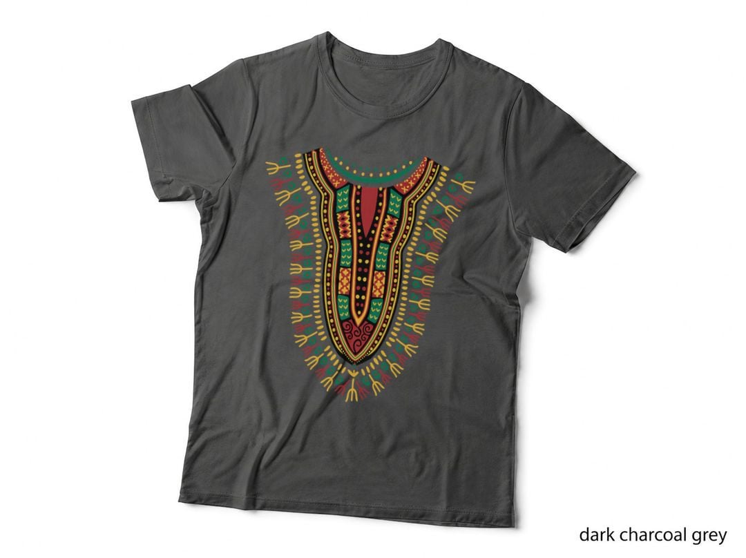 African Print Traditional Tribal Dashiki Pride Attire Kente T-Shirt