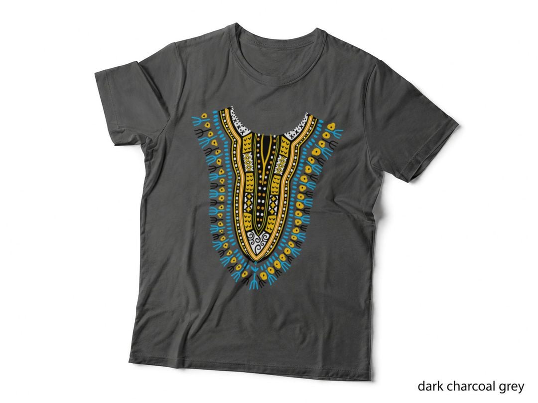 African Print Traditional Tribal Pride Dashiki Attire Kente T-Shirt