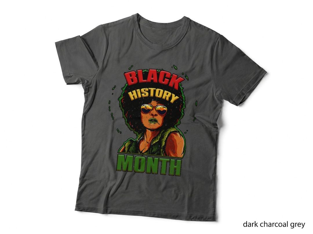 Afro Woman Black History Month Blm Pride Melanin Queen T-Shirt