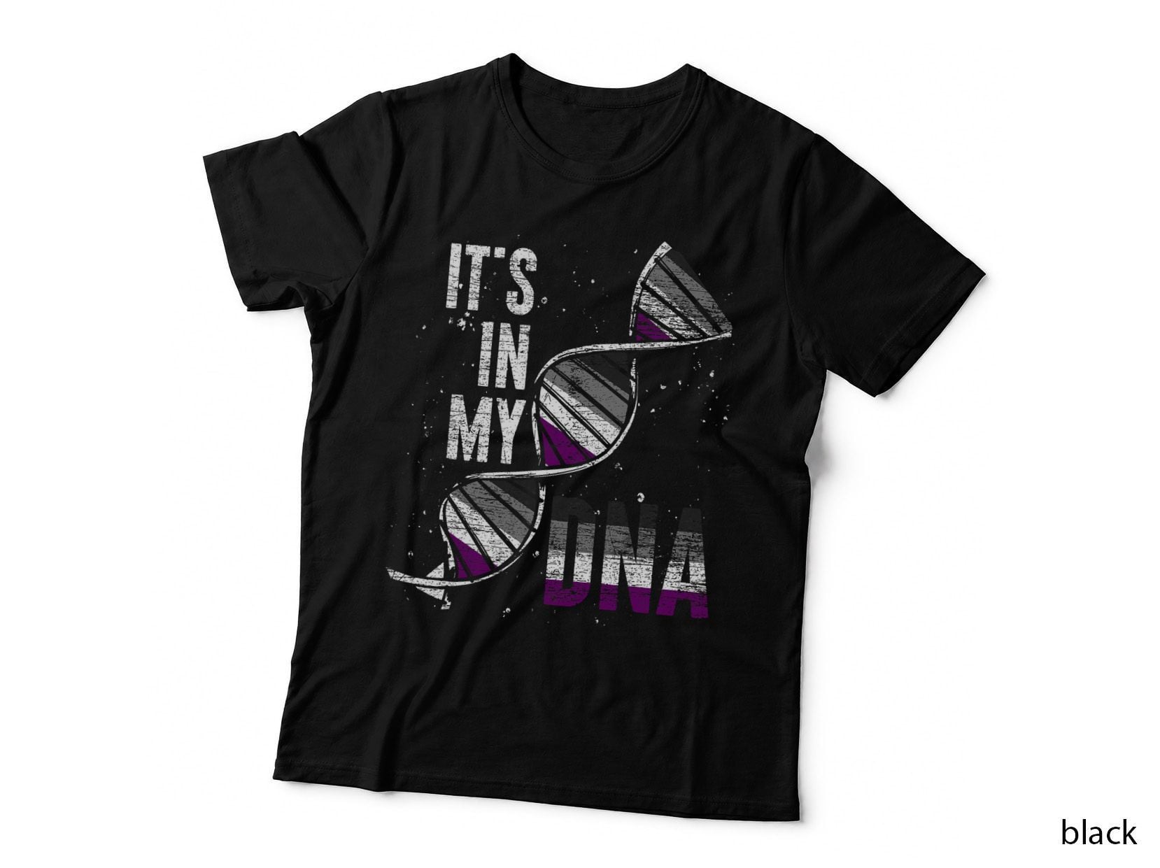 Asexual Its in My DNA Ace Pride LGBT Asexual, Genderqueer, Non-Binary T-Shirt