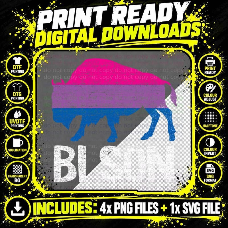 Bi Son Funny Bisexual Pride Pun Rainbow LGBT Flag Bi Png SVG Digital Bundle