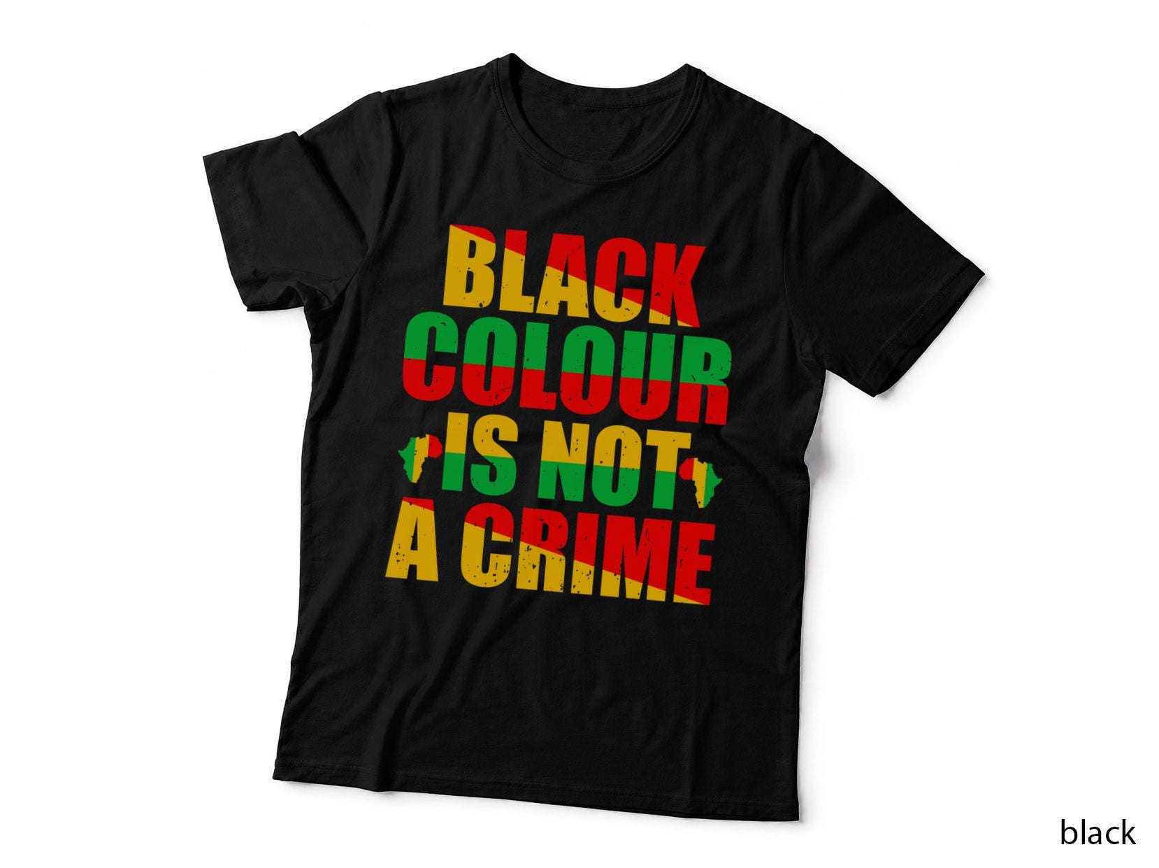 Black Colour Is Not a Crime Black History Month T-Shirt