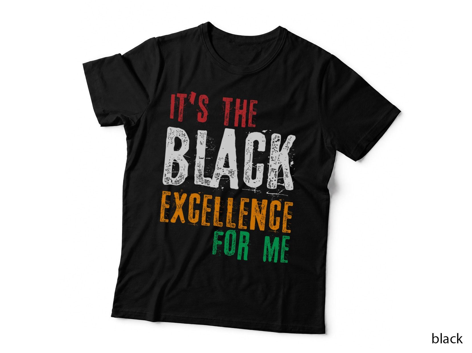 Black Excellence Afro Black Pride African Black History Mont T-Shirt