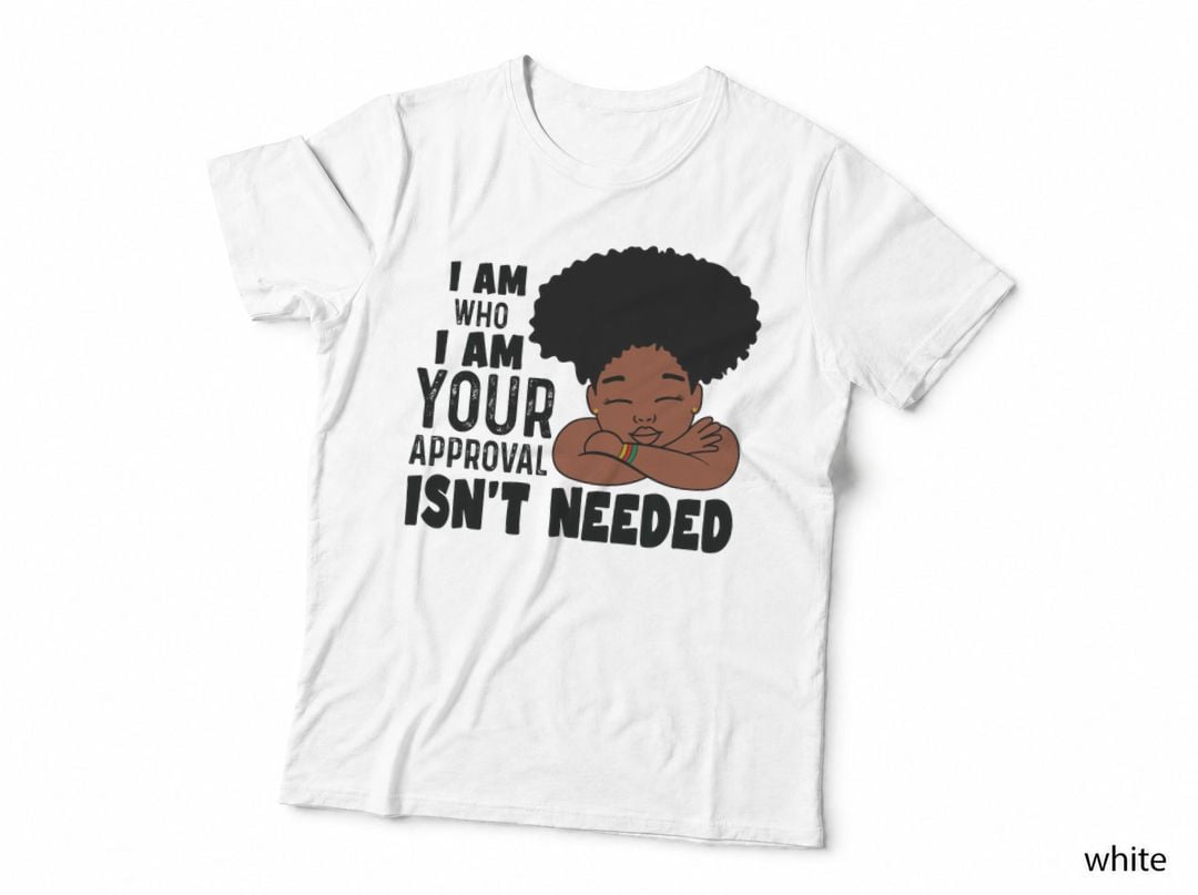 Black Girl Queen Lady Black Pride Afro Black History Melanin T-Shirt