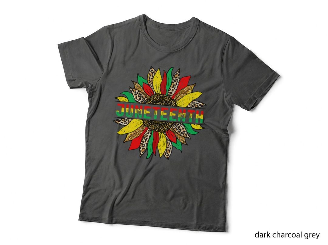 Black History Month Sunflower, Men's, Unisex, Afrocentric T-Shirt