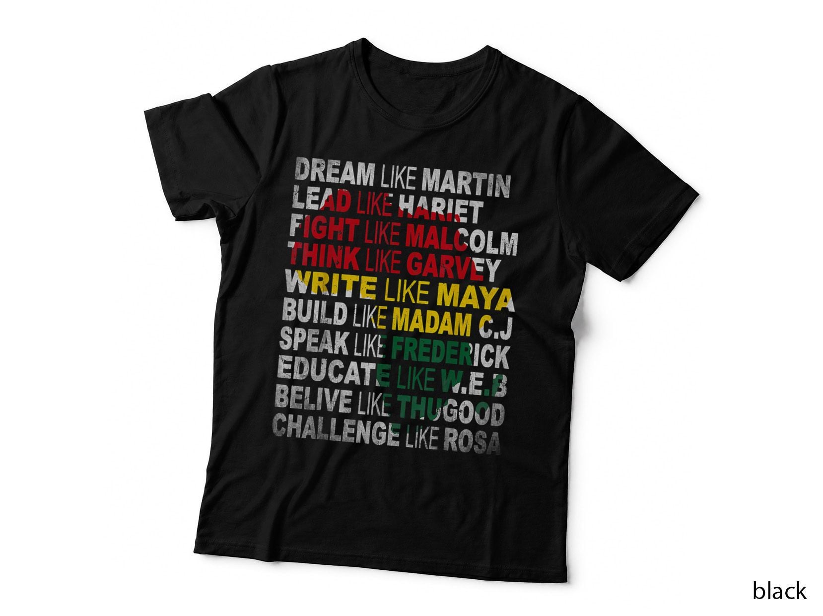 Black Power Shirt History Month African American Pride Gift T-Shirt