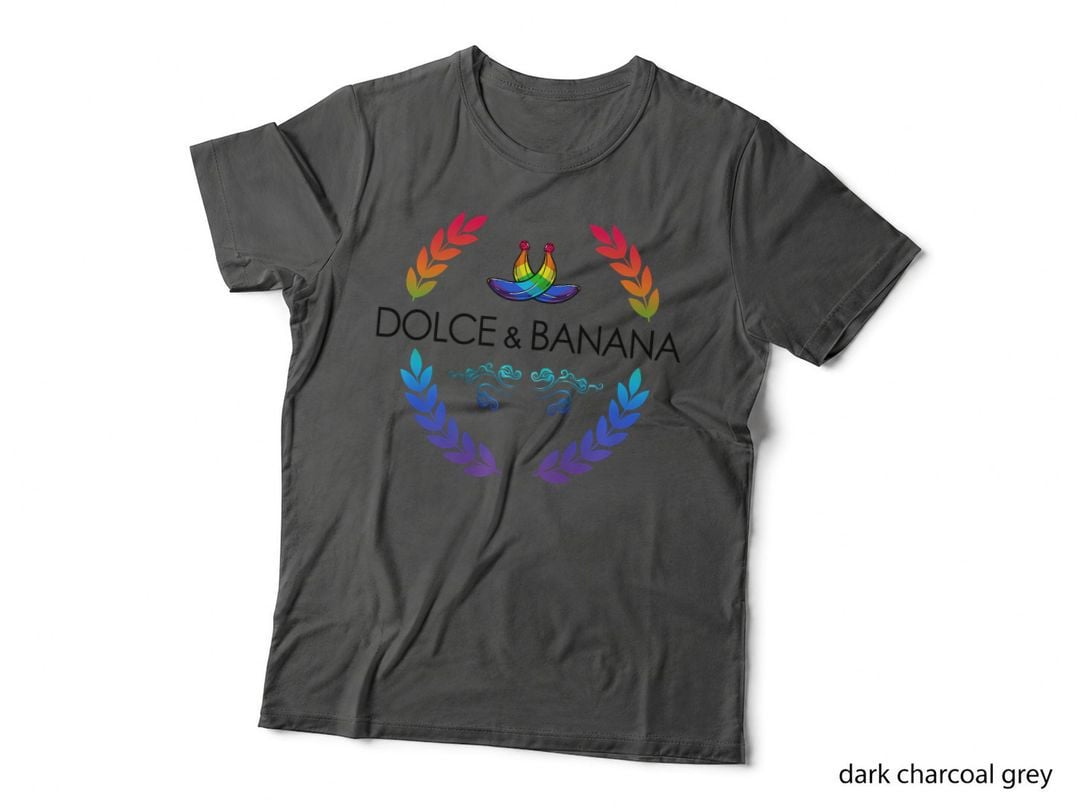 Dolce and Banana Funny Rainbow Pride LGBT, Humor Gift T-Shirt