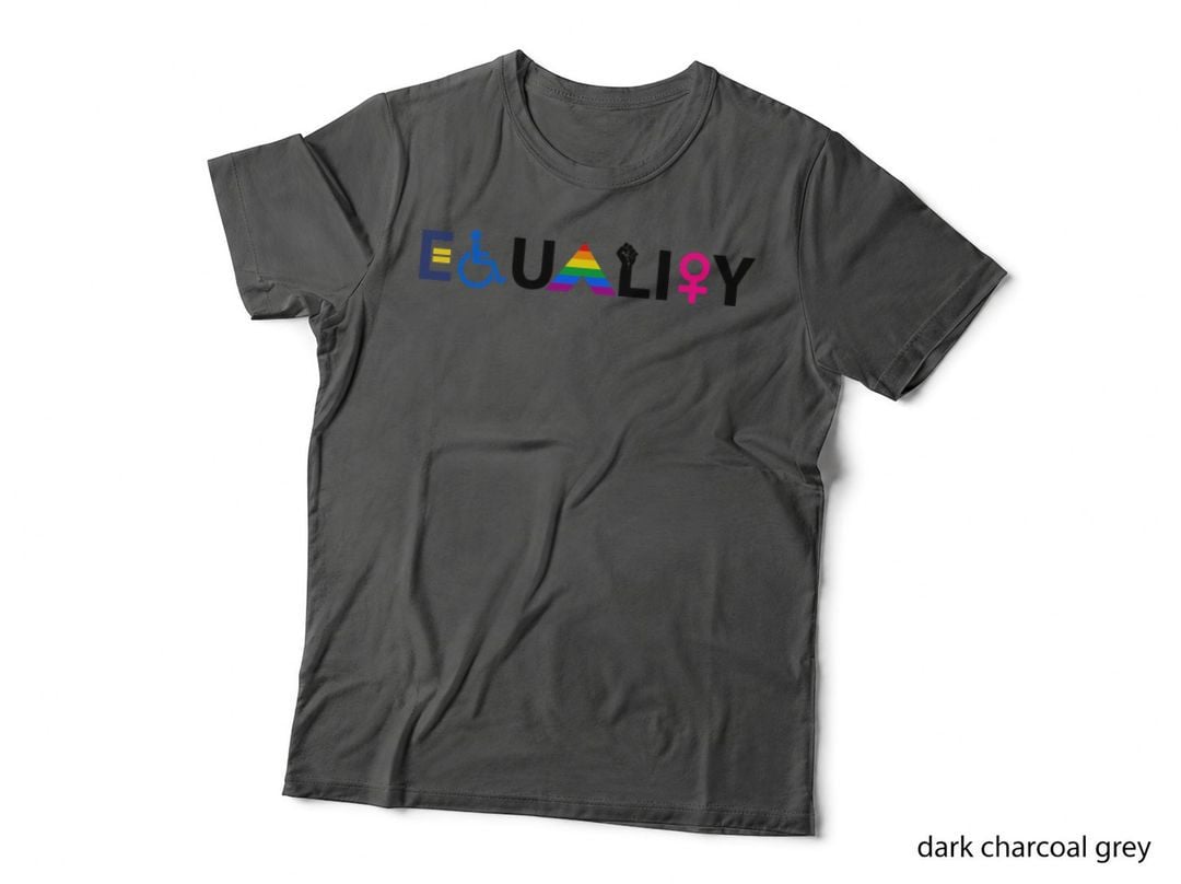 Equality Equal Rights LGBTQ Ally Unity Pride Feminist T-Shirt