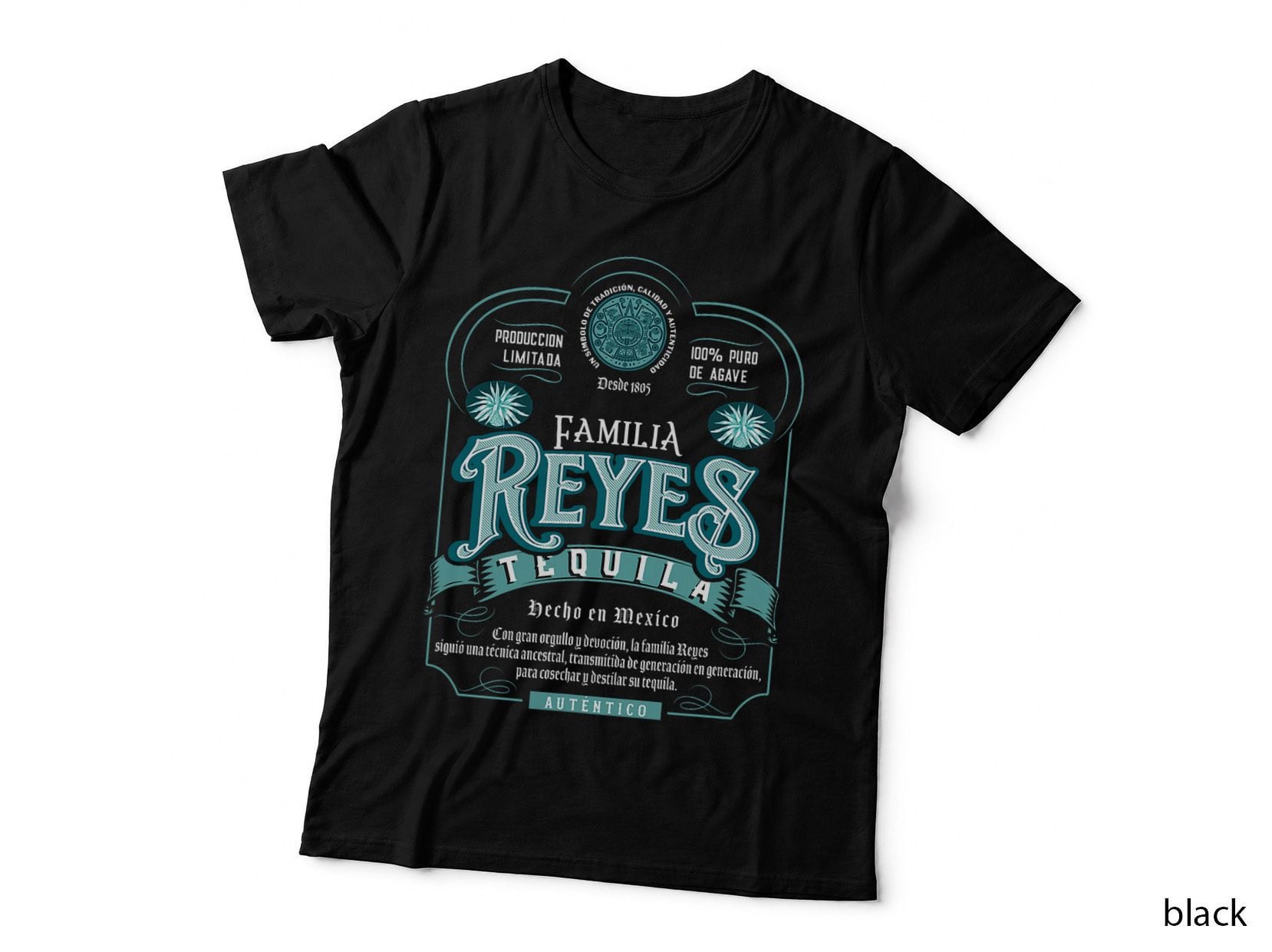 Familia Reyes Mexican Family Names Tequila Brands, Mexican Heritage T-Shirt