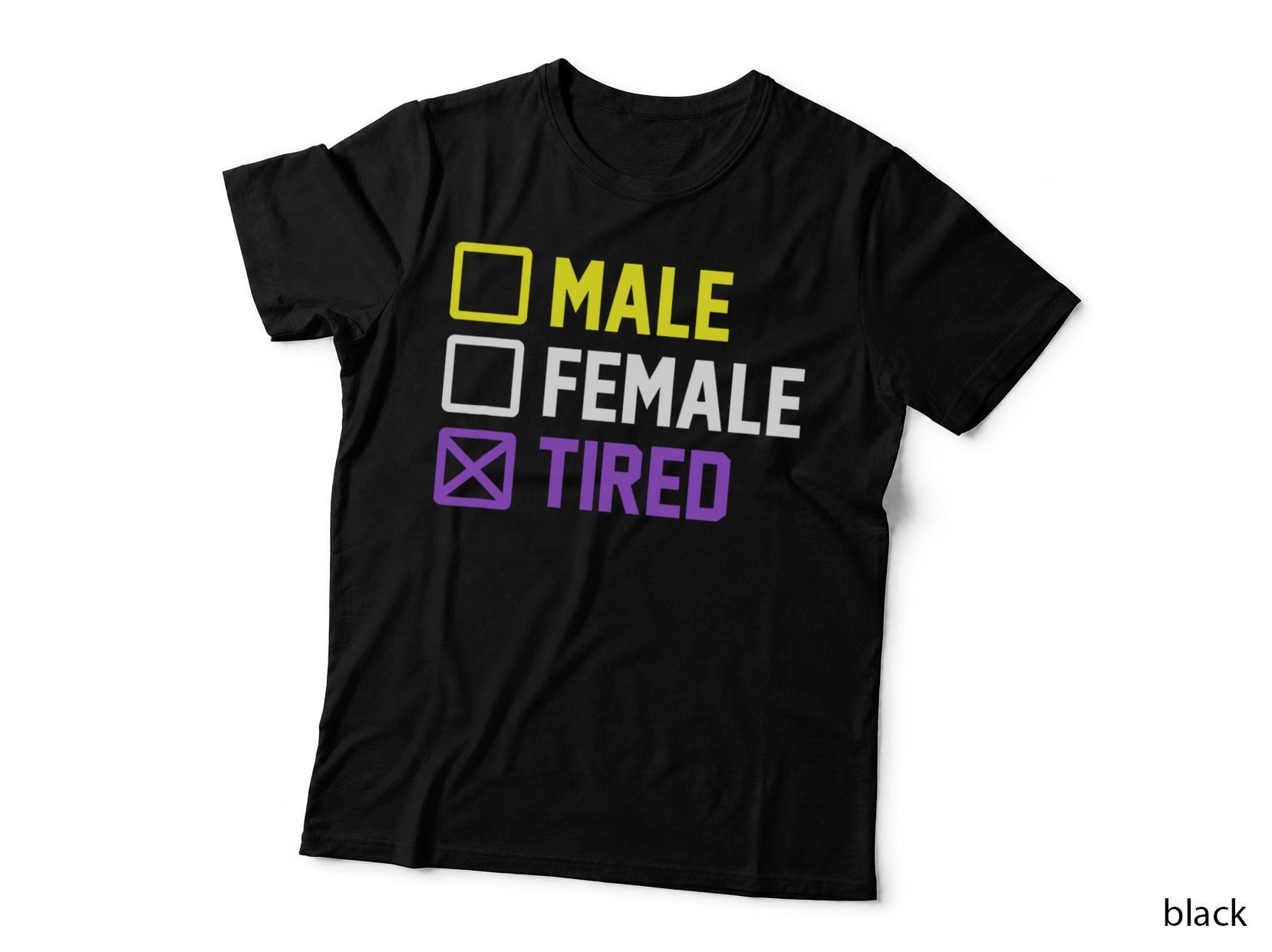 Funny LGBT Pride Nonbinary Flag Non Binary, LGBTQ+, Gender Inclusive T-Shirt