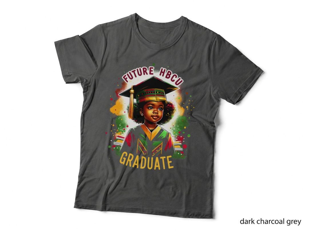 Future Hbcu Graduate Black History Month Pride Black Kids T-Shirt