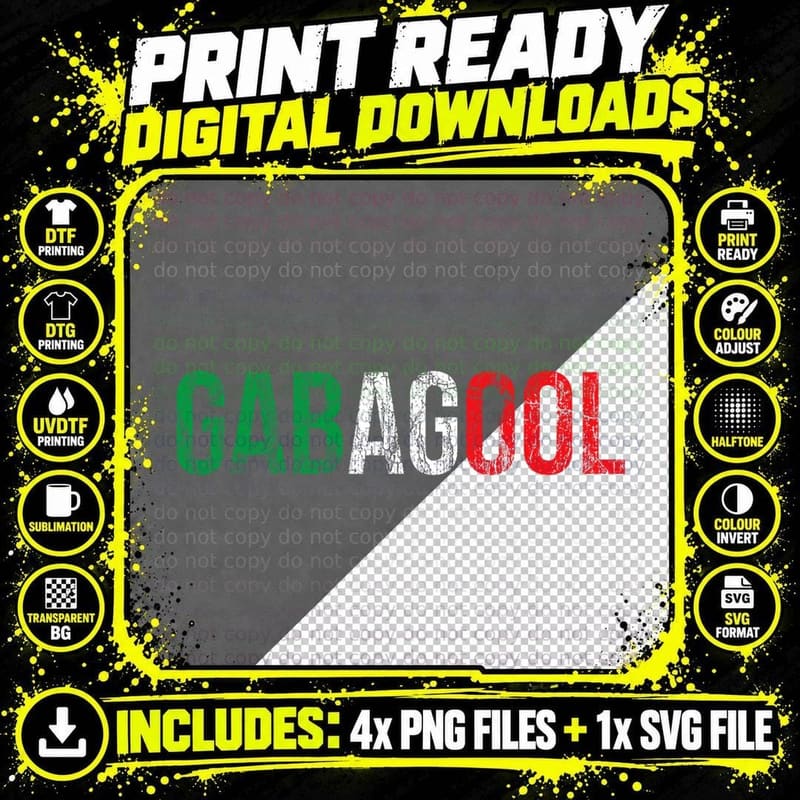 Gabagool Capicola Meat New Jersey Italian Pride Gift Png SVG Digital Bundle