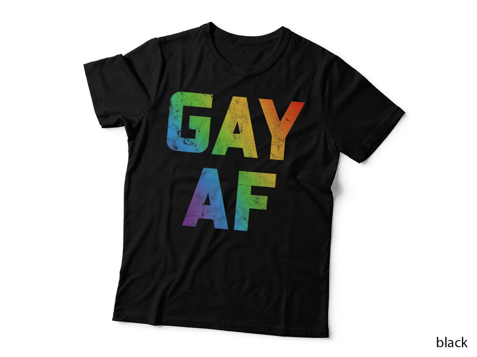 Gay Af Shirt Women Men Gift LGBT Pride Equality Lesbian T-Shirt